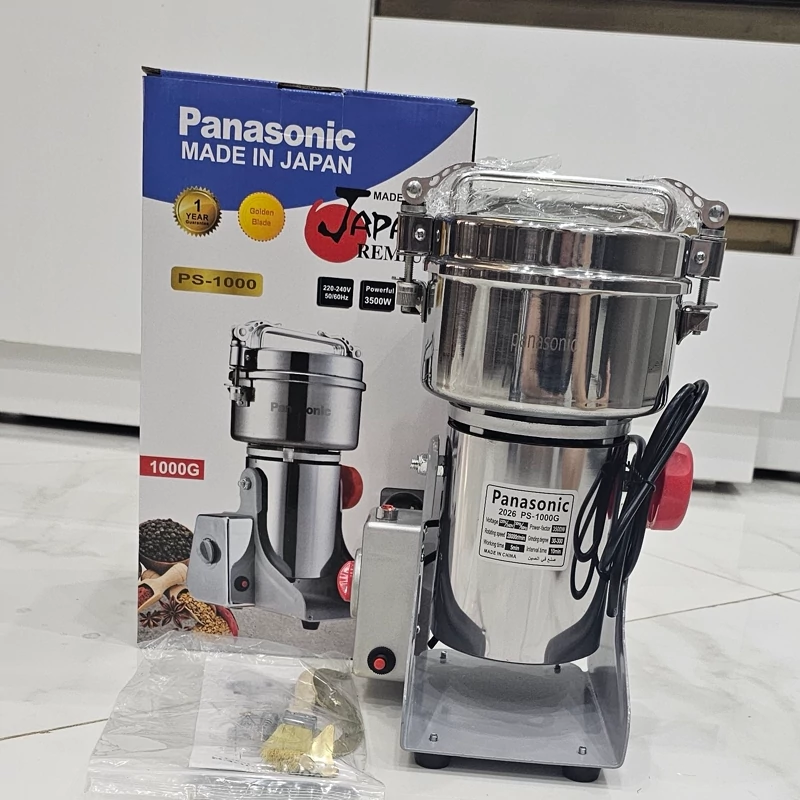 آسیاب گهواره ای پاناسونیک 6 تیغه تیتانیوم 1000 گرم 3500 وات