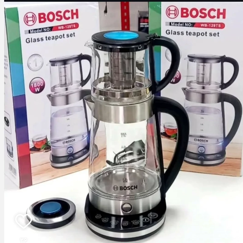 چای ساز روهمی بوش تمام لمسی دیجیتال با گرم نگهدارنده کیفیت بینظیر مدل 129